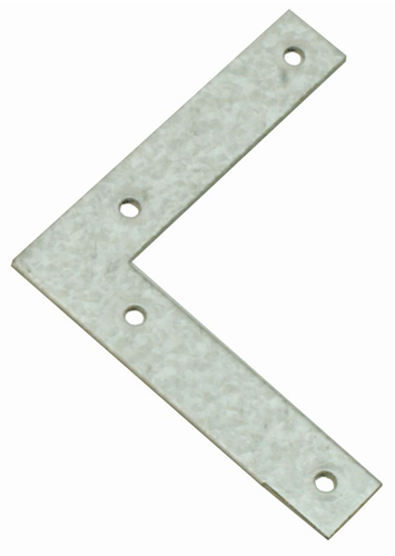 Esquina ventana recta gb 70x14x2,0 galvanizada | 100 piezas - 17233070