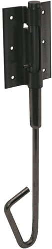 Pestillo trasero gb 600mm con placa etiqueta epoxi negra | 1 pieza - 17274306