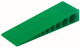 Cuña de ajuste gb 150x45x25 verde | 25 piezas - 17234004