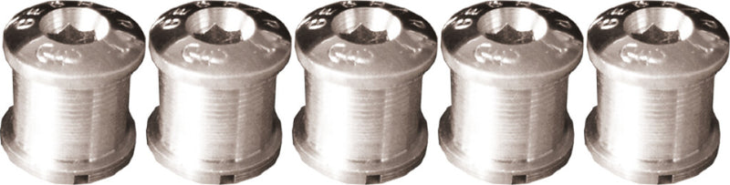 Tornillo plato Gebhardt aluminio 9mm + tuerca para plato 2v (por 5)