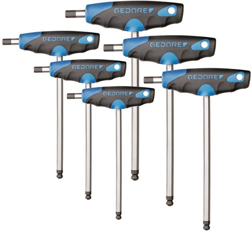 Set chiavi a L con impugnatura a T Gedore 2c | 6 pezzi - 2998777