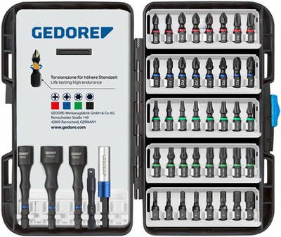Gedore 3459519 666-045 | set di punte di torsione | 45 pezzi - 3459519