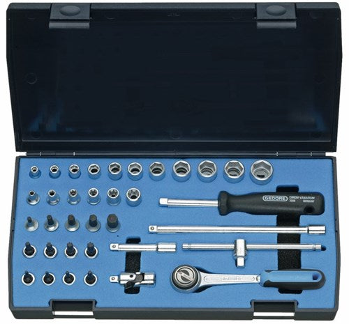 Set chiavi a bussola Gedore 1 4 36 pezzi. -6196710