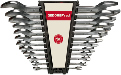 Gedore r05105012 | double open-end wrench set | long| sw 6-32 mm | 12-piece - 3300960