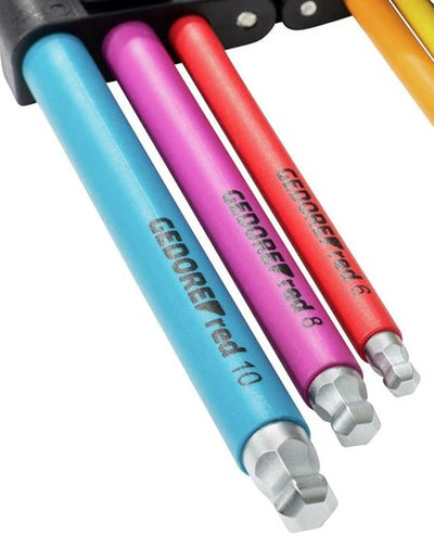 Gedore Red Allen Keys Set (1.5-10 mm) de 9 piezas multicolor