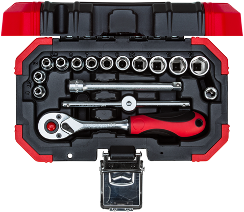 Gedore red r49003016 16-delige dopsleutelset - 1 4''