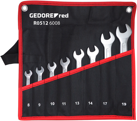 GEDORE RED DOPPIO SIGHT SHET SHORT SHORT SW 6-22 mm Black a 8 pezzi
