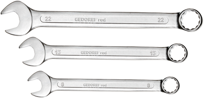 Gedore rojo r09105017 | juego de llaves combinadas | 6 - 22 mm | métrico | 17 piezas - r09105017