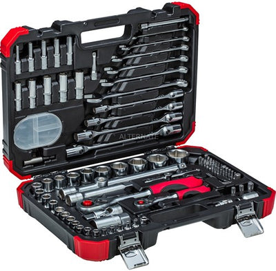 Gedore rojo r46003092 juego de llaves de vaso 1 4 + 1 2 92 piezas 3300062 - r46003092