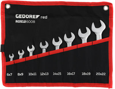 GEDORE RED DOPPIO SIGHT SHET SHORT SHORT SW 6-22 mm Black a 8 pezzi
