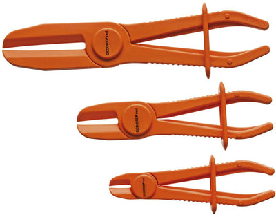 Set di tang clip rosso gedore Ø 0-60 mm arancione a 3 pezzi
