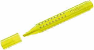 Marcador de texto amarillo por Faber Castell con Easy Grip