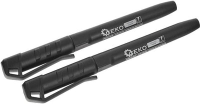 Geko marcador permanente de construcción negro 2 piezas - 6453350