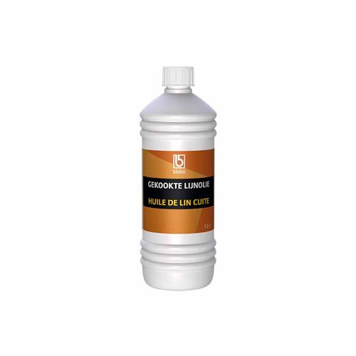 Bleko aceite de linaza hervido 5l | piezas de 4 piezas