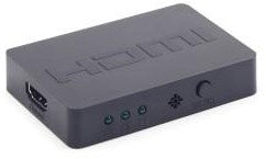 Conmutador hdmi Gembird 3 entradas->1 salida con ab