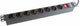 Toma de mesa Gembird 8v 2.0m negro aluminio prof