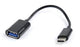 Cable adaptador USB 2.0 Gembird 0,2m - USB-C macho a USB hembra