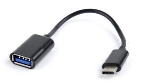 Cavo adattatore Gembird USB 2.0 0,2 m - USB-C maschio a USB femmina