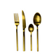 Set posate Gemeo Rakin oro opaco 16 pezzi