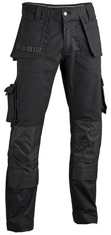 Ropa de trabajo Gevavi - pantalón multibolsillos gw05 negro | talla 46 - gw0500460
