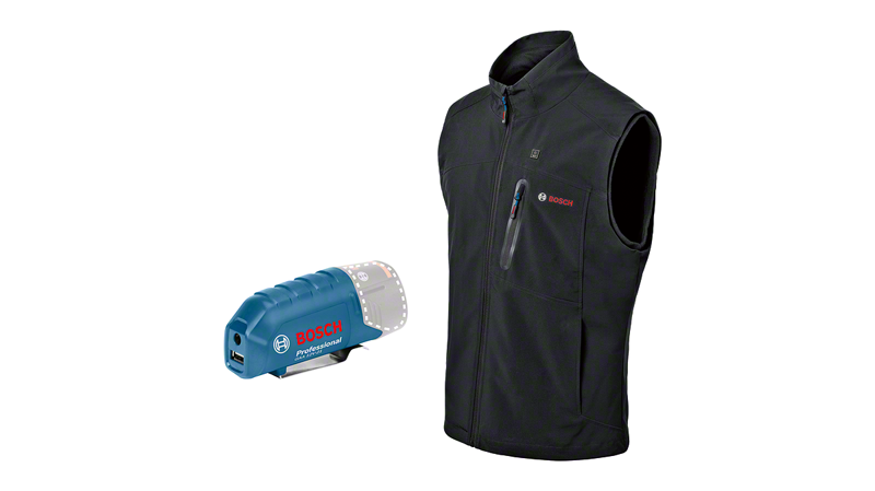 Bosch blauw ghv 12 + 18v xa | verwarmde bodywarmer 3xl | zonder accu's lader 06188000ef
