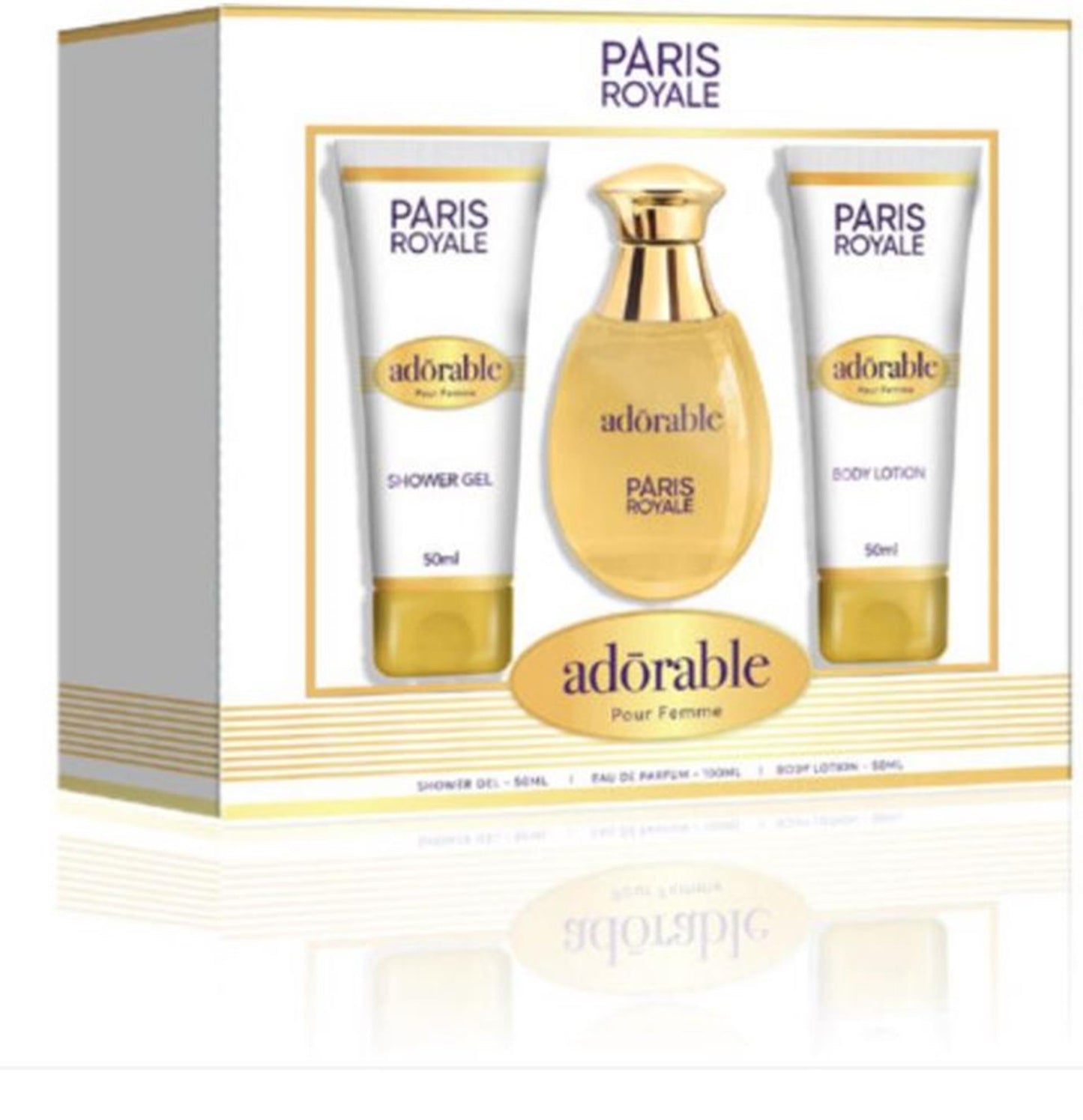 Giftset paris royale adorable 3-delig