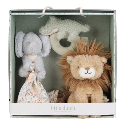 Set de regalo para los pequeños amigos del safari holandés