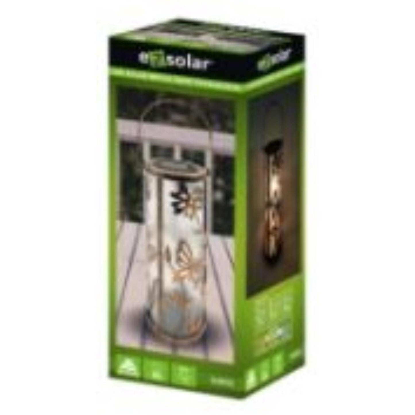 Ezolar Lámpara de mesa solar LED mariposa ø11x28,5cm