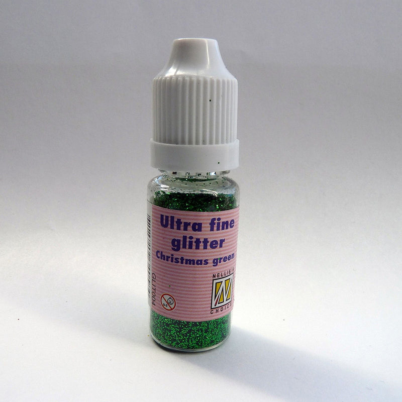 La scelta di Nellie • glitter ultra fine (bottiglia) verde scuro