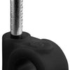 Enzo goobay kabelclip 5mm rond zwart box(100) - 4113230