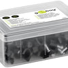 Enzo goobay kabelclip 8mm rond zwart box(100) - 4113233