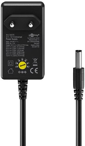 Fuente de alimentación abi goobay 2250ma 27w estilizada - 7795516