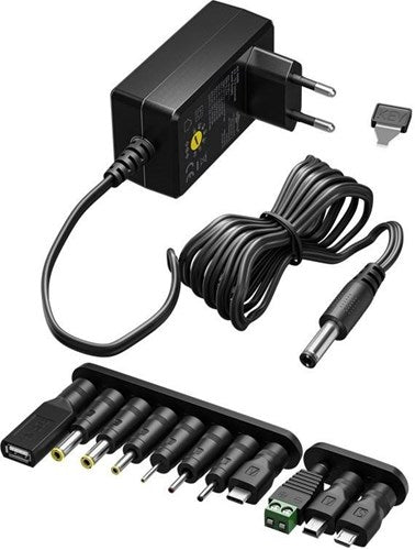 Fuente de alimentación abi goobay 2250ma 27w estilizada - 7795516