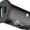 Enzo goobay usb autolader usb-c en usb-a 12v-24v 3a zwart - 9540129