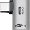 Enzo goobay usb-c adapter | male female | horizontaal | 90 graden adapter - 9550432