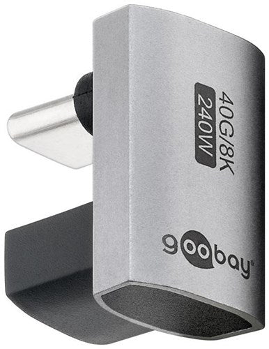 Adattatore USB-C Goobay | maschio femmina | forma a u | Adattatore 180 gradi - 9550436