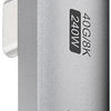 Enzo goobay usb-c adapter | male female | verticaal | gedraaid | 90 graden adapter - 9550435