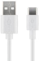 Enzo goobay usb-c laadkabel 1m wit - 9550305