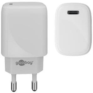 Caricabatterie rapido USB-C Goobay | 20w| bianco | erogazione di potenza - 9550190