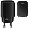 Enzo goobay usb-c snellader 20w zwart - 9550180