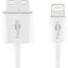 Cavo di ricarica USB Lightning Goobay 1 m bianco - 9550380
