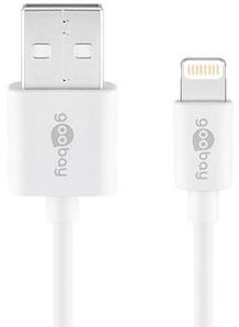 Cavo di ricarica USB Lightning Goobay 1 m bianco - 9550380