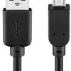 Cavo di ricarica micro USB Goobay 1 m nero - 9550350