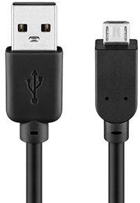 Cavo di ricarica micro USB Goobay 1 m nero - 9550350