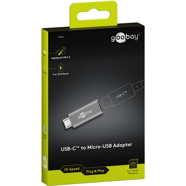 Adattatore di micro-USB da USB-C di Goobay