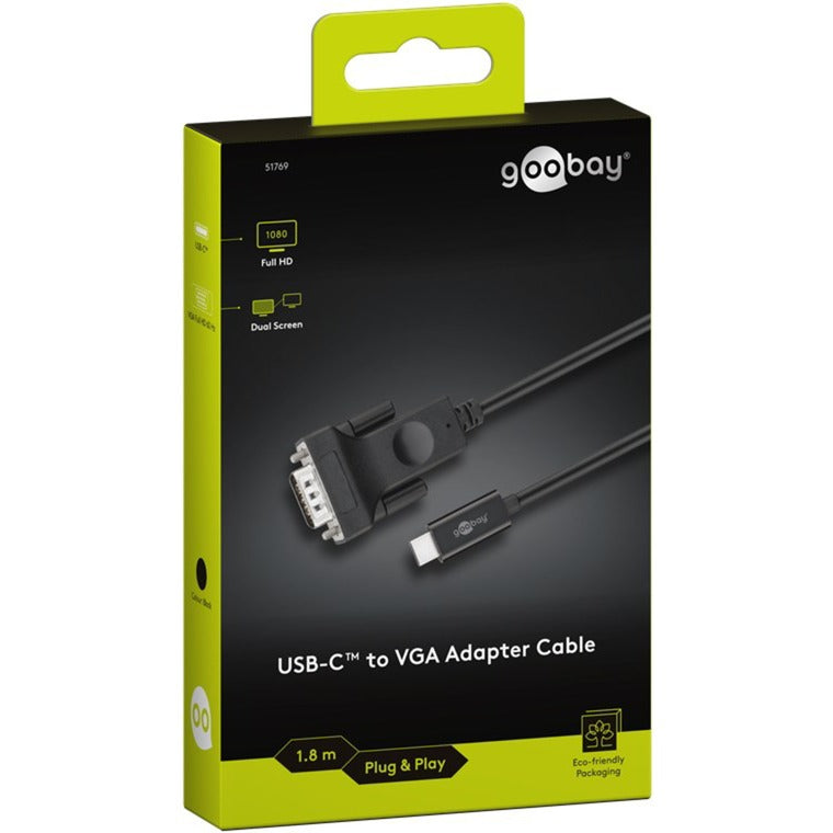 Cable de adaptador de Goobay USB-C a VGA