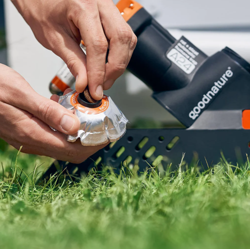 Gallagher goodnature pack de recarga de 6 meses para chocolate a24 | 1x cápsula de co2 | incluida bomba de cebo - 483124