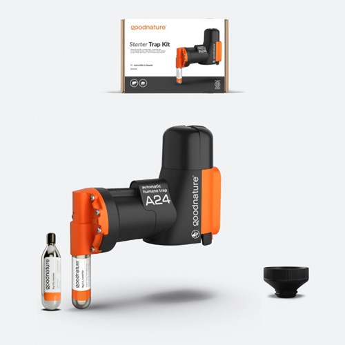 Kit básico de trampa para ratas Gallagher goodnature | trampa no tóxica | Reinicio automático 24x - 483339