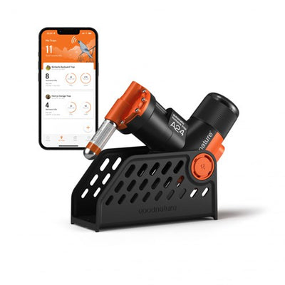 Kit trappola intelligente Gallagher Goodnature | trappola atossica | Ripristino automatico 24x | comprese le carte cattura | connettiti con l'app gratuita - 483179