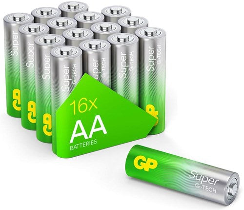 Batterie super alcaline AA 16 CV